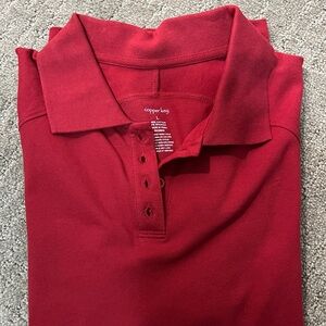Copper Key Bold Red Polo Shirt